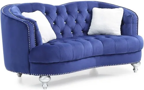 Miniatura 12 de Glory Furniture Sofá de dos plazas Pompano Velvet en negro
