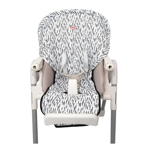 Nuby Funda para silla alta para bebé, protege de derrames y migas, resistente al agua para una fácil limpieza, estampado de pinceladas
