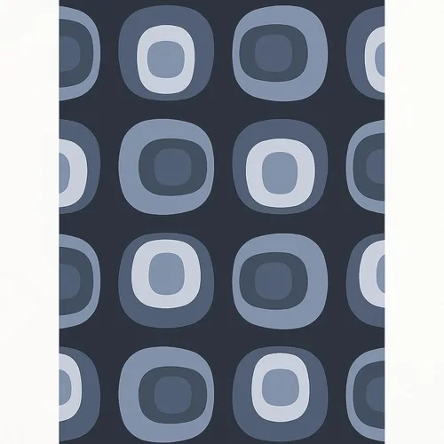 Miniatura 2 de CafePress MCM Abstract Pattern Slate Gray Standard Size Playing Cards