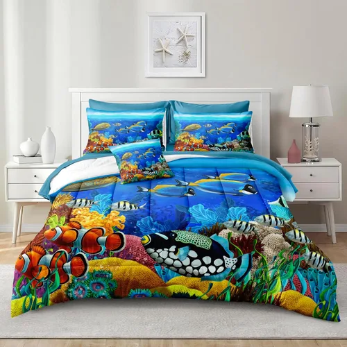 Miniatura 13 de Bedding_Dreamer Black and Gold Queen Bed in a Bag Sun and Moon Bedding Set Mysterious Space Home Decor Galaxy Down Comforter Black Sheet Sets 8 Pcs
