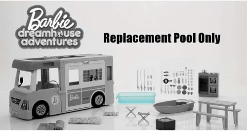 Miniatura 5 de Barbie Piezas de repuesto DreamCamper 3 en 1 - GHL93 ~ Piscina de repuesto