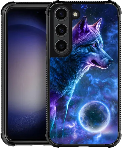 Miniatura 132 de CARLOCA Funda compatible con Samsung Galaxy S22 Ultra, diseño gráfico de Star Howling Wolfs Samsung Galaxy S22 Ultra, diseño gráfico, a prueba
