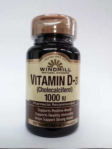 Vitamina D TABS 1000IU WMILL Tamaño: 100