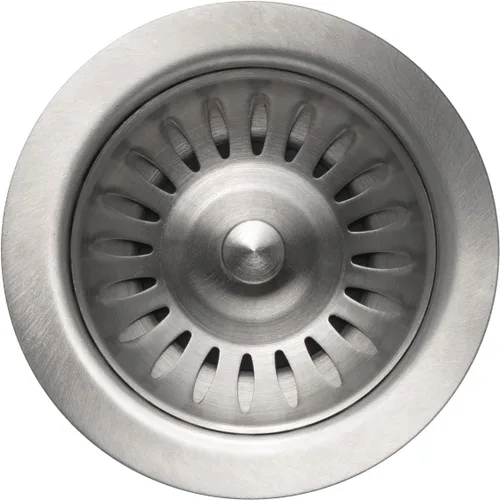Miniatura 7 de Houzer 190-4200 - Colador de cesta de fregadero de cocina de acero inoxidable de 2-1/2 pulgadas, tapón duradero para fregadero de cocina de metal
