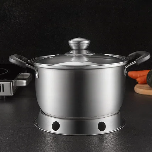 Miniatura 6 de 2 anillos para wok, estante de acero inoxidable, tamaño reversible de 7¾ pulgadas y 9¾ pulgadas para uso en la cocina.. 2 PIEZAS