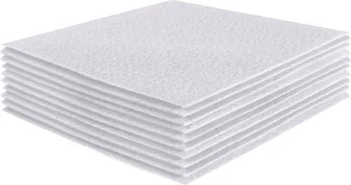 Miniatura 42 de FabricLA Hojas de fieltro acrílico para manualidades, cuadrados de fieltro precortados suaves de 4 x 4 pulgadas (3.9 in x 3.9 in), utiliza hojas