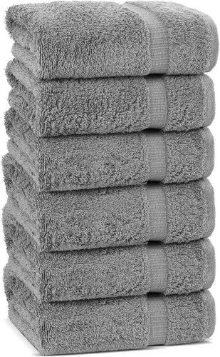 Miniatura 57 de Chakir Turkish Linens Hotel & Spa - Toallas turcas de algodón superior Gris