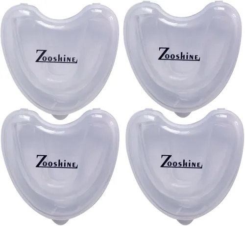 Miniatura 6 de Juego de 4 protectores bucales deportivos moldeables para adultos y niños, protectores de dientes para fútbol, baloncesto, boxeo, lucha libre
