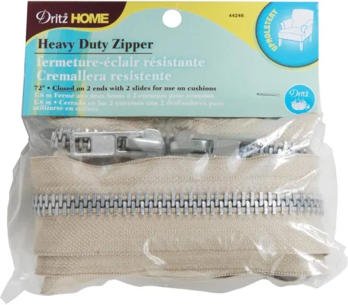 Miniatura 4 de Dritz Home 9069 Cremallera de tapicería de latón, 72 pulgadas, beige