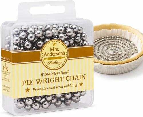 Miniatura 12 de Mrs. Anderson's Baking Pie Weights Cuentas de Gres de Cerámica Natural para Hornear a Ciegas Resistentes al Calor, Aptas para Alimentos, Fáciles