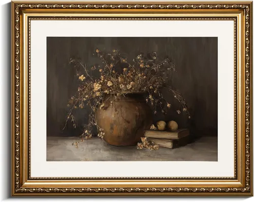 Miniatura 63 de VIYYIEA Arte de Pared con Marco Dorado Impresión en Lienzo Decoración del Hogar para Sala de Estar Mujeres Leyendo Cuadros para Dormitorio Baño