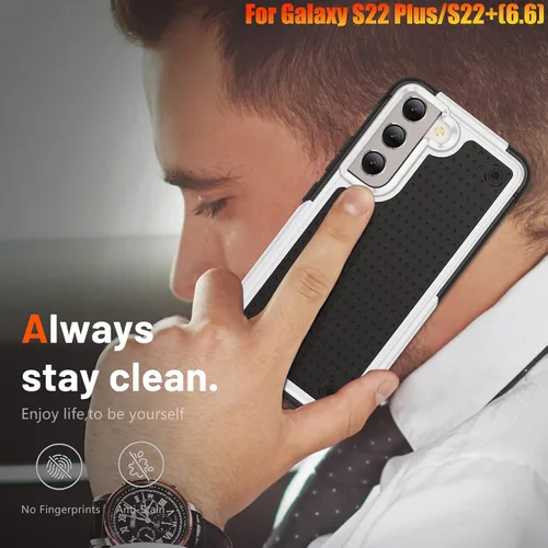 Miniatura 7 de Funda resistente para Samsung Galaxy S22 Plus/S22+ de 6.6 pulgadas, 4 esquinas con bolsas de aire [protección contra caídas de 12 pies], agarre