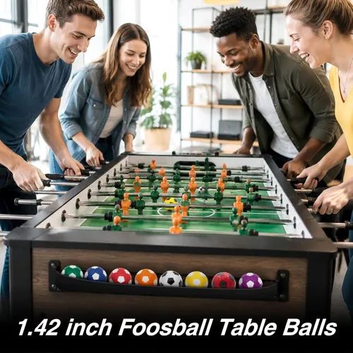 Miniatura 8 de OuMuaMua Pelotas de mesa de futbolín de 1.42 pulgadas para juego de mesa, mesa de futbolín, accesorios de repuesto para la Copa del Mundo