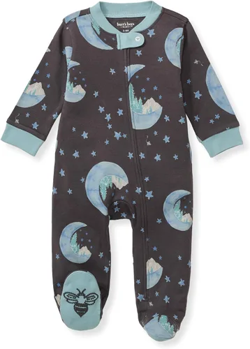 Miniatura 269 de Burt's Bees Baby - Pijama de una pieza para bebé, mameluco para dormir y jugar, algodón 100% orgánico, cremallera frontal