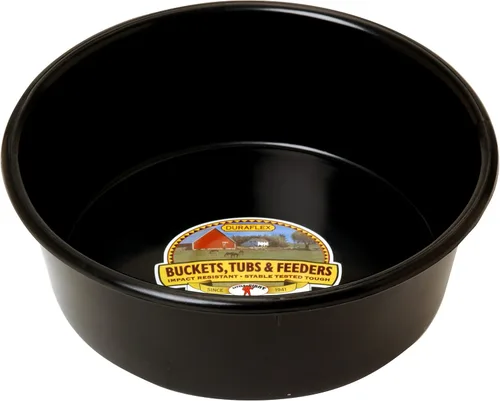 Miniatura 6 de Little Giant® Bandeja de Utilidad de Plástico Bandeja de Alimentación Cubo de Alimentación para Ganado Duradero y Versátil Fabricado en EE.UU.