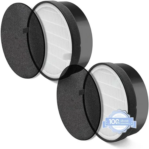 Miniatura 5 de LEVOIT LV-H132 - Filtro de repuesto para purificador de aire, filtros genuinos LV-H132-RF, carbón activado de alta eficiencia para la eliminación