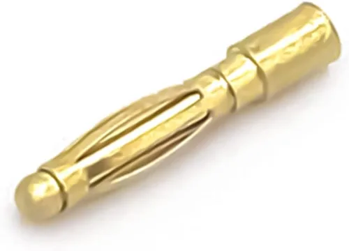 Miniatura 5 de 20 pares de conectores de plátano bala de 0.079 in chapados en oro macho y hembra de 0.079 in para DIY RC batería ESC motor