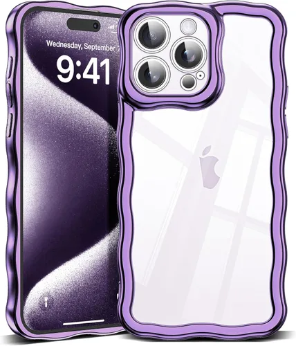 Miniatura 43 de SKYLMW Compatible con iPhone 6s Plus/6 Plus Case de 5.5", Linda Kawaii Marco Ondulado Rizado Forma de Marco Funda de Silicona Suave Resistente a