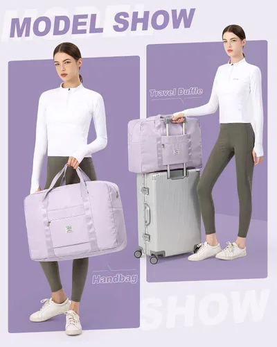 Miniatura 8 de Bolsa de viaje para artículos personales de Spirit Airlines de 18 x 14 x 8 pulgadas, bolsa de viaje debajo del asiento, equipaje de mano plegable