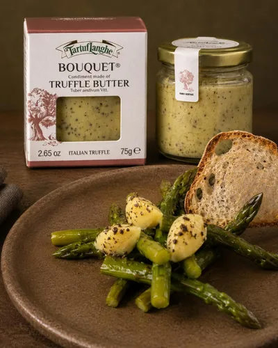 Miniatura 5 de TartufLanghe Bouquet Mantequilla de trufa negra – Mantequilla gourmet untable hecha con trufa negra italiana, condimento saborizado sin gluten