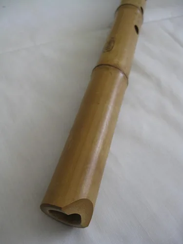 Miniatura 7 de 1.8 Matake Bamboo Shakuhachi D/F Instrumento pentatónico Zen Flauta de meditación