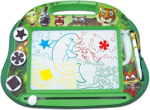Miniatura 10 de Lexibook, Miraculous Ladybug Cat Noir, tablero de dibujo magnético mágico multicolor, juguete creativo artístico para niñas y niños, lápiz magnético