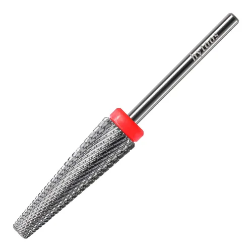 24mm Super Largo 5 en 1 Brocas de taladro para uñas, Broca cónica cruzada de carburo, Brocas de taladro de rotación bidireccional de 3/32" para