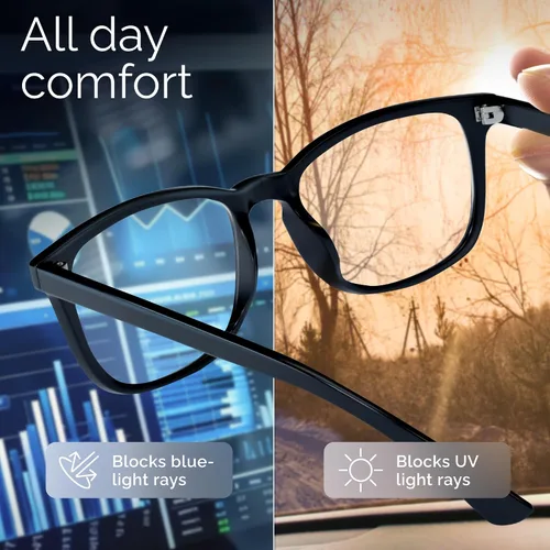 Miniatura 7 de Livho Gafas de Luz Azul de Alta Tecnología - Gafas de Computadora con Bloqueo Avanzado de Luz Azul - Fatiga por Pantalla y Protección UV *C1