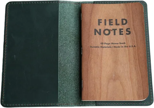 Miniatura 9 de JJNUSA Moleskine Cahier - Funda de piel envejecida para cuaderno de chequera, tamaño de bolsillo, 3.5 x 5.5 pulgadas, bloc de notas recargable