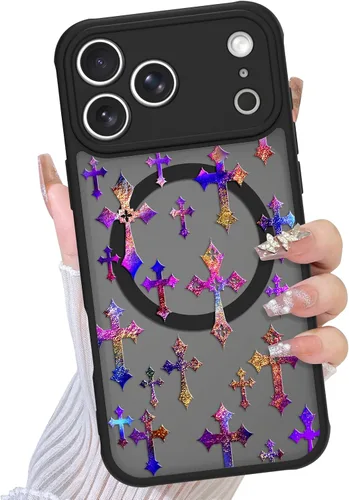 Miniatura 17 de TEAUGHT Compatible con iPhone 11 Funda con patrón lindo estampado de leopardo negro guepardo + protector de pantalla a prueba de golpes, funda