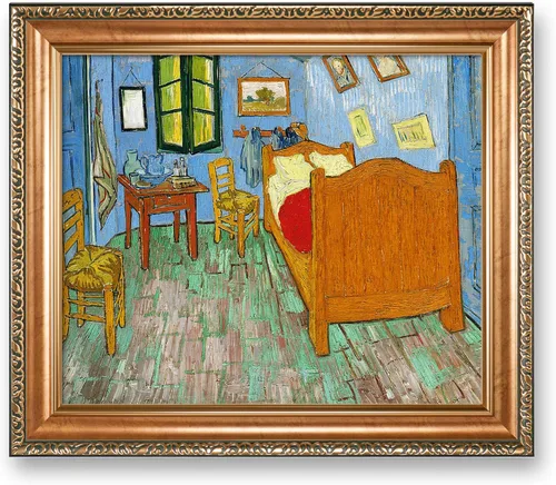 Miniatura 237 de A&T ARTWORK Noche estrellada sobre el Ródano de Vincent Van Gogh. Tamaño del marco: 36 x 30 pulgadas, tamaño de la imagen: 30 x 24 pulgadas