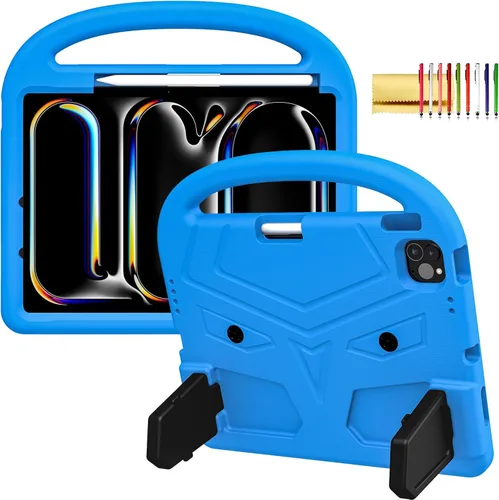 Miniatura 16 de Funda para niños para iPad Pro 11 2022/2021/2020 (4ª/3ª/2ª generación), a prueba de golpes, EVA, funda protectora [compatible con carga de lápiz]