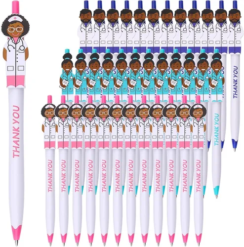 Miniatura 5 de Lindos bolígrafos de doctor, bolígrafos de agradecimiento y cuidado, gran idea de regalo para médicos, asistentes de personal médico, trabajadores