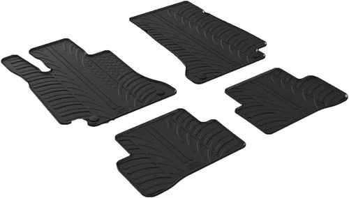 Miniatura 12 de Gledring USA - Tapetes de carga de goma personalizados para todo tipo de clima, diseñados para Mercedes Benz GLC X253 2016-2022, no se requiere