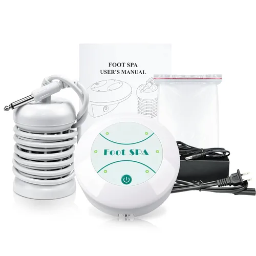 Máquina de desintoxicación de baño de pies iónico, baño de spa de pies portátil, máquina de spa de limpieza de iones para uso doméstico de belleza