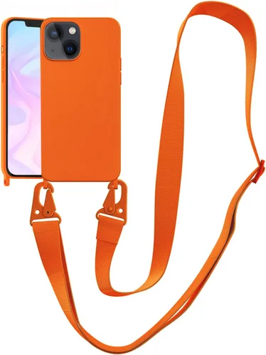 Miniatura 55 de Funda compatible con iPhone 13 con correa, funda cruzada para iPhone con cordón, ajustable, a prueba de golpes, protección contra caídas, funda
