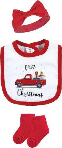 Miniatura 3 de Hudson Baby Conjunto de canastilla de algodón unisex para bebé