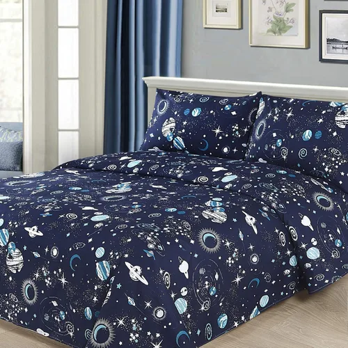 Miniatura 24 de LinenTopia Juego de ropa de cama Queen de 8 piezas para niñas, cama en una bolsa, juego de edredón para niños con sábanas de cama, funda