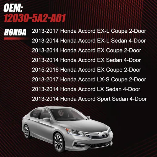 Miniatura 2 de Juego de juntas de tapa de válvula de motor para Honda Accord 2.4L K24 2013-2017, almohadilla de cubierta de cámara de válvula OE 12030-5A2-A01