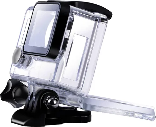 Miniatura 4 de Suptig Funda protectora de carga con alambre conectable, esqueleto protector lateral abierto compatible con cámara GoPro Hero 4 Hero 3, 3+.