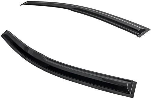Miniatura 6 de Viseras adhesivas de ventana compatibles con Honda Civic Coupe 2012-2015 serie 2 puertas, deflector de ventana, protector de lluvia ahumado