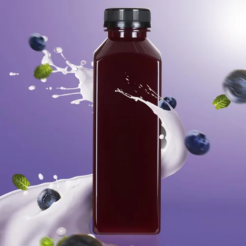 Miniatura 6 de The Buyer Choice - 42 botellas de plástico para jugo de 16 onzas con tapas, botellas reutilizables transparentes para jugo, transparentes con tapas