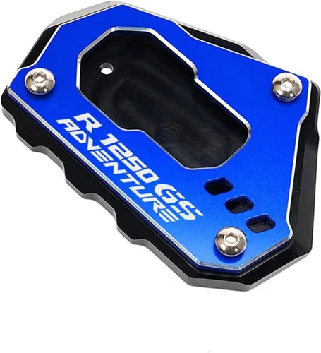 Miniatura 16 de Almohadilla de extensión para soporte lateral de motocicleta, placa para BMW R1200GS R1250GS R 1200 1250 GS ADV 2021 (color : R1250GSADV rojo)