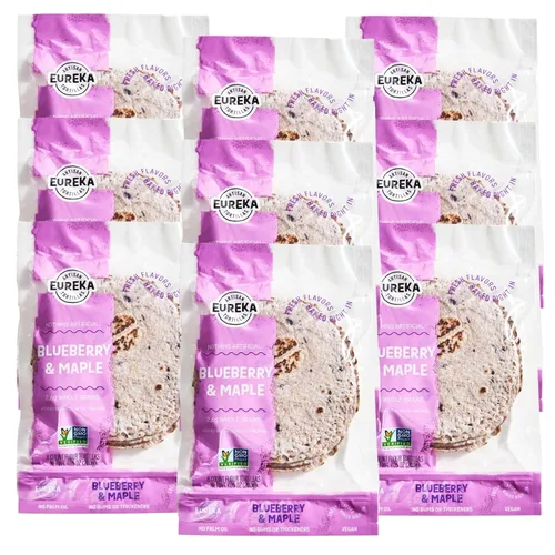 Miniatura 13 de Eureka Tortilla Organic Everything & More Tortillas de harina Tortillas artesanales orgánicas Mini granos enteros de 6 pulgadas Veganas, sin