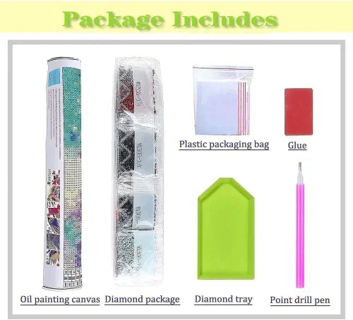 Miniatura 5 de Kits de pintura de arte de diamante de pájaros RYMILIE para adultos, pinturas de lunares de diamante para principiantes, pintura redonda 5D