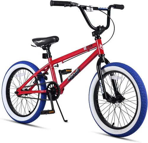 Miniatura 11 de vollsch Bicicletas BMX Freestyle de 18 y 20 pulgadas para adolescentes de 6 a 15 años de edad, niños, niñas, principiantes con palanca, varios