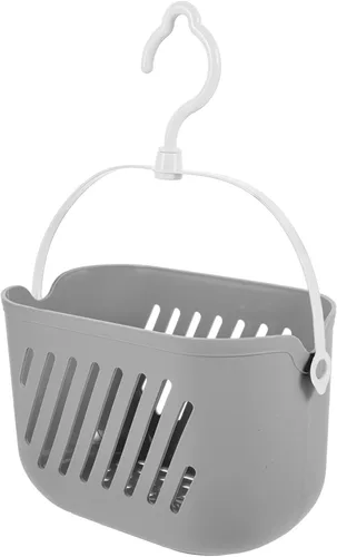 Miniatura 12 de Ipetboom Cesta de ducha colgante para ducha, cesta de plástico portátil, organizador de cocina, cesta de almacenamiento con gancho para el hogar