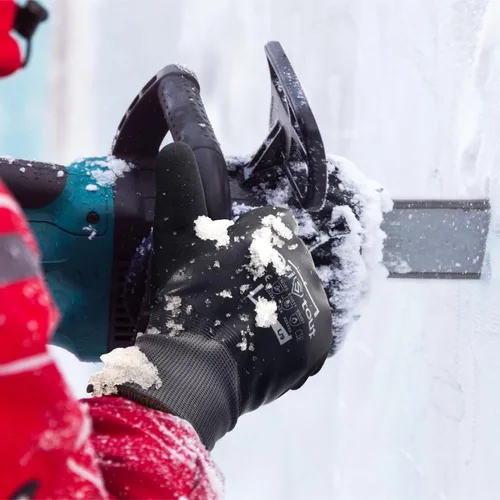 Miniatura 7 de Guantes de trabajo de invierno impermeables para hombres y mujeres, pantalla táctil, guantes para congelador, aislados térmicamente, para clima frío