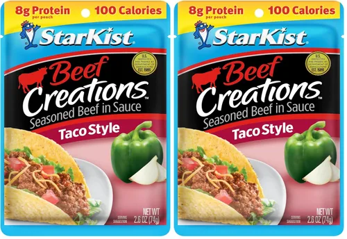 Miniatura 140 de StarKist Chicken Creations BOLD - Bolsa estilo búfalo (5 onzas, 12 unidades) Carne blanca totalmente cocida con alto contenido de proteínas, sin