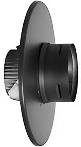 DuraVent 3PVP-FTC - Tubo de chimenea PelletVent Pro tipo L de 3 pulgadas de diámetro interior, doble, color negro